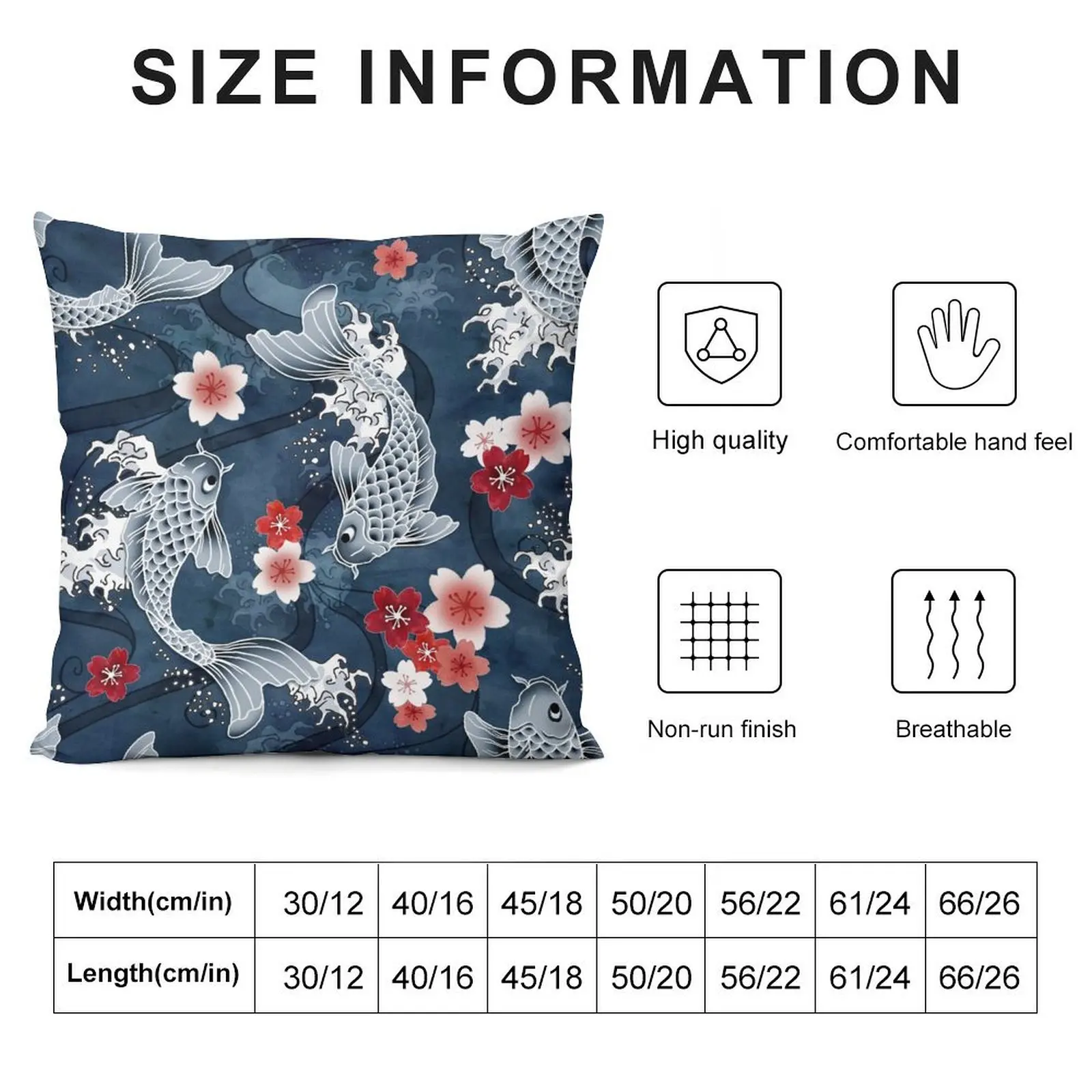 Декоративная синяя Подушка Koi sakura в форме цветка Декоративные диванные подушки