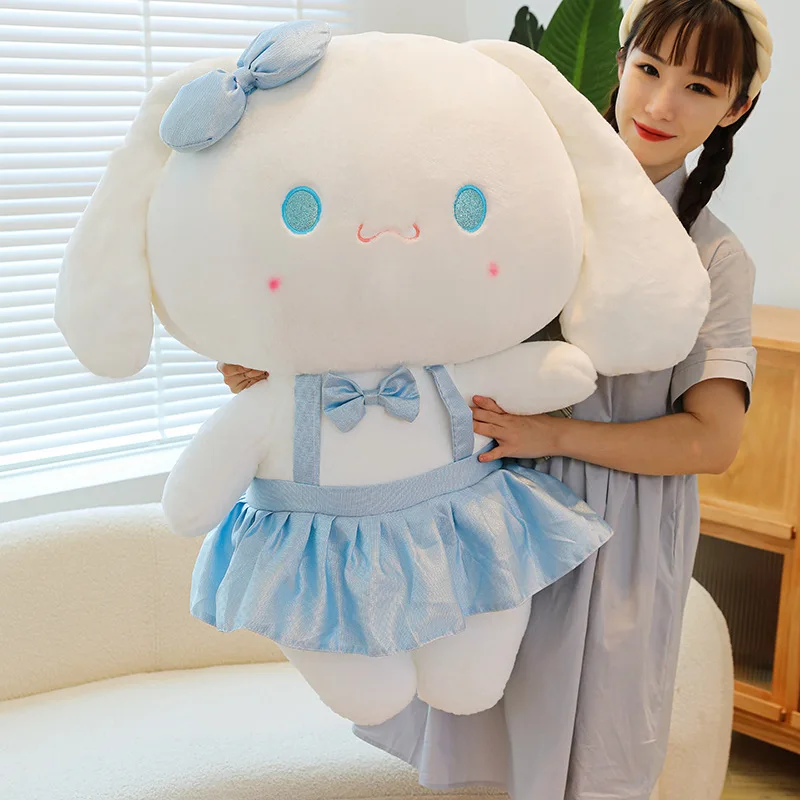 

Sanrio юбка коричная игрушка Плюшевая Кукла Мягкая мультяшная кукла Kuromi искусственная кошка Hello Kitty декоративная подушка детский подарок на день рождения