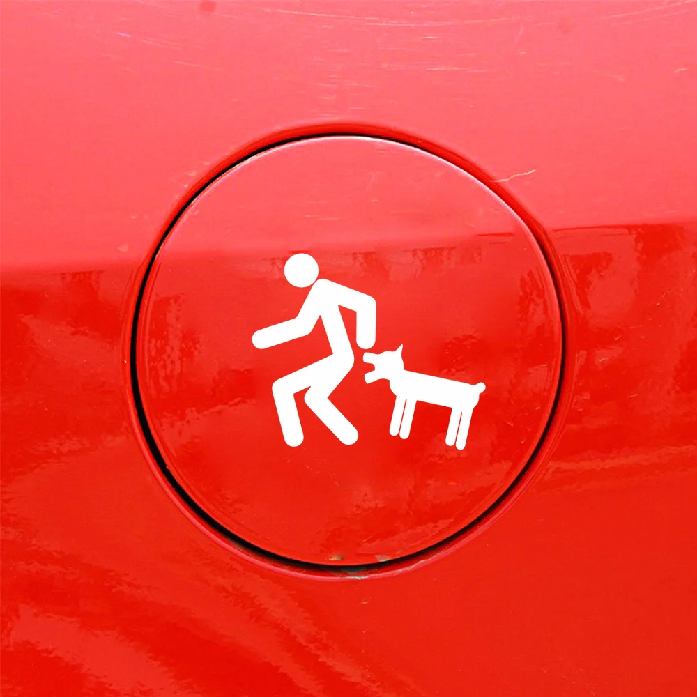 

Мультяшные наклейки с изображением собаки, автомобильные водонепроницаемые виниловые наклейки для Mazda Cruze Peugeot