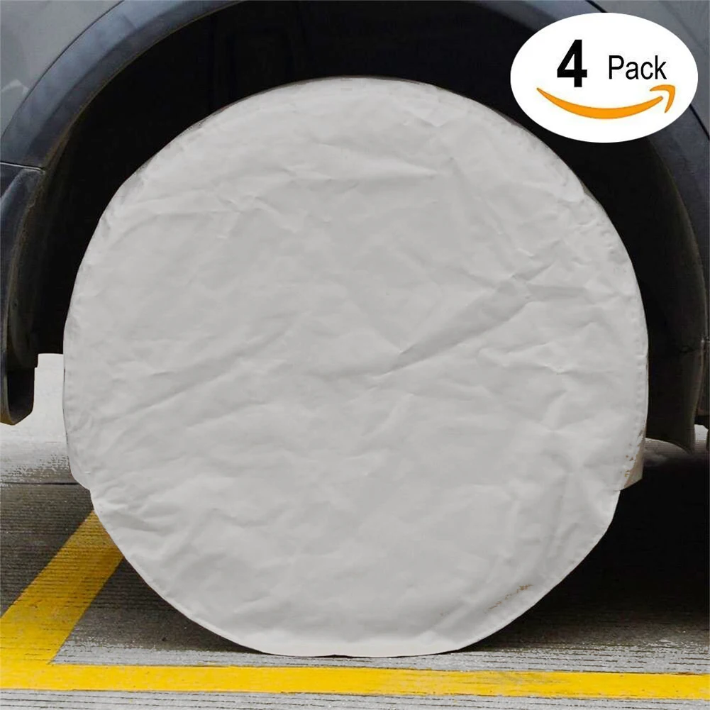 

4pcs Wheels Covers Tyre Protector Bag Car Heavy Duty Truck Camper RV Tire Cover Durable 27" To 29" Tire Cover For Motorhome