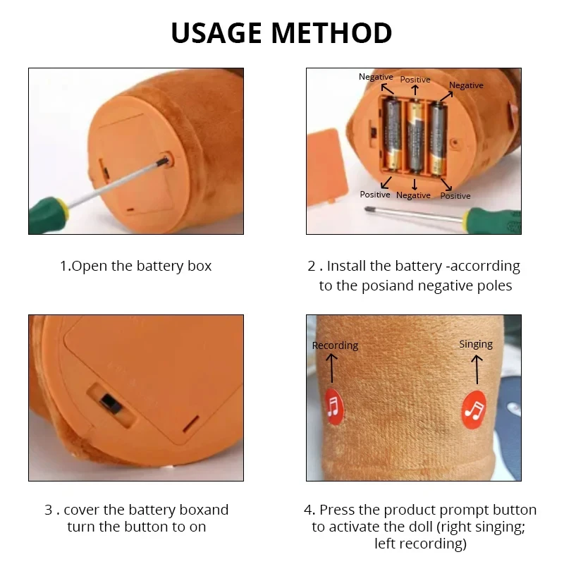 Танцующая лампа игрушка электрическое пение разговор плюшевый материал