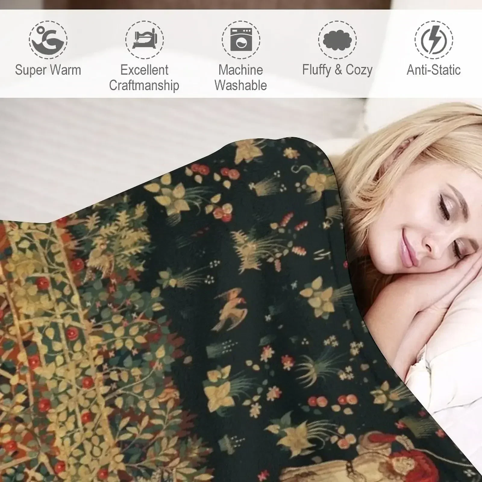 Джакобеан с цветочной вышивкой Crewel цифровое искусство векторная живопись пледы