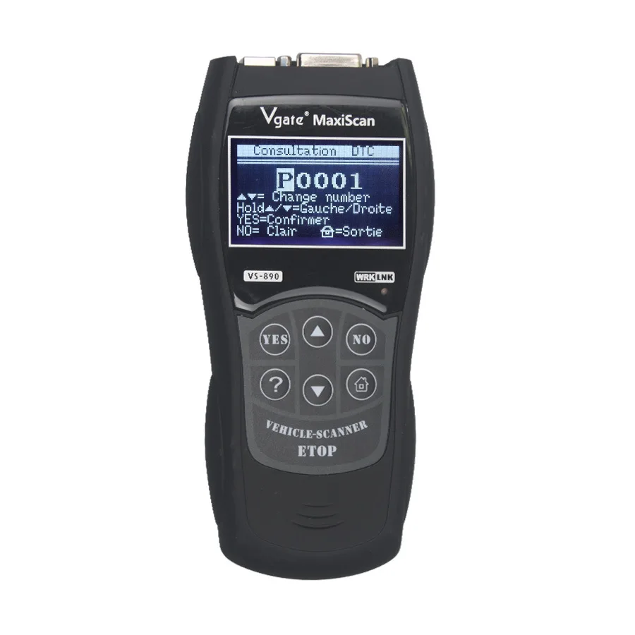 

OBD2 scanne Maxiscan Vgate VS890 считыватель кодов ошибок автомобильный диагностический инструмент универсальный для автомобиля OBD 2 II OBDII VS 890 датский