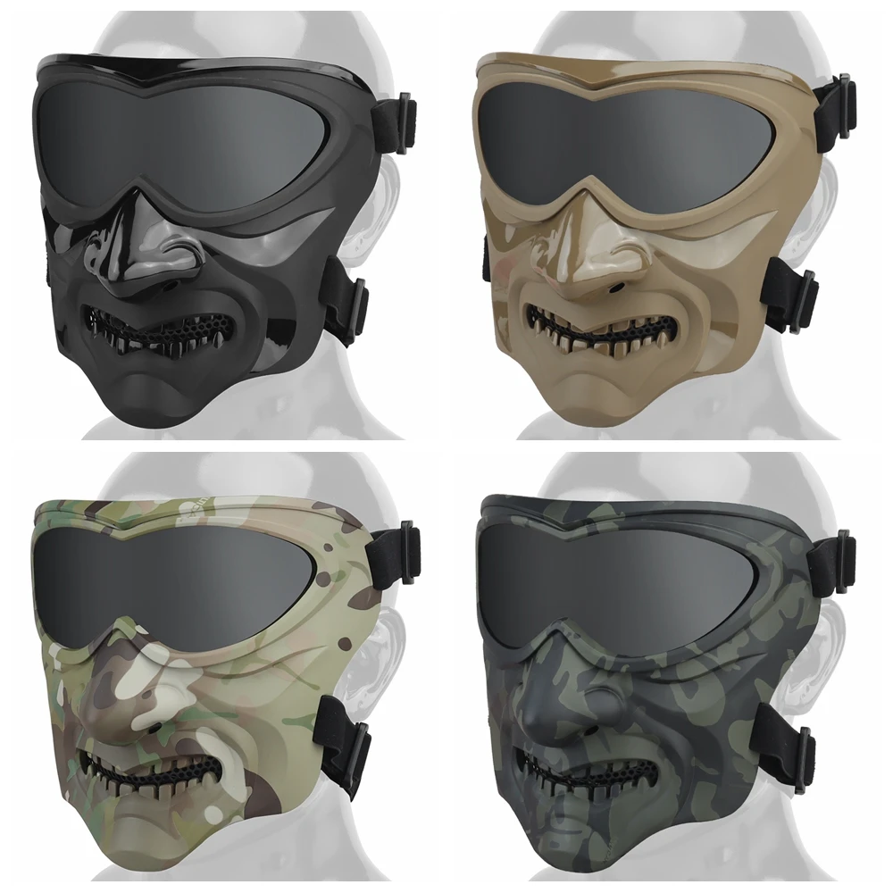 

Tactical Masks Airsoft Full Face Mask Night Knight Mask for CS Survival Games Shooting Cosplay Paintball Halloween Scary Masks
