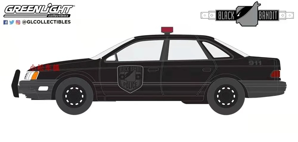 

Green Black Bandit Die Cast Car Model Toys