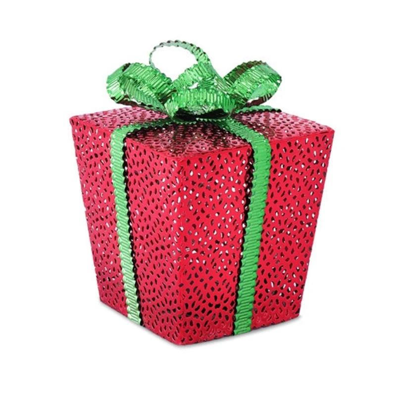 

Светильник Подарочная коробка, украшения для помещений и улицы, светодиодная подсветильник ка, подарочные коробки