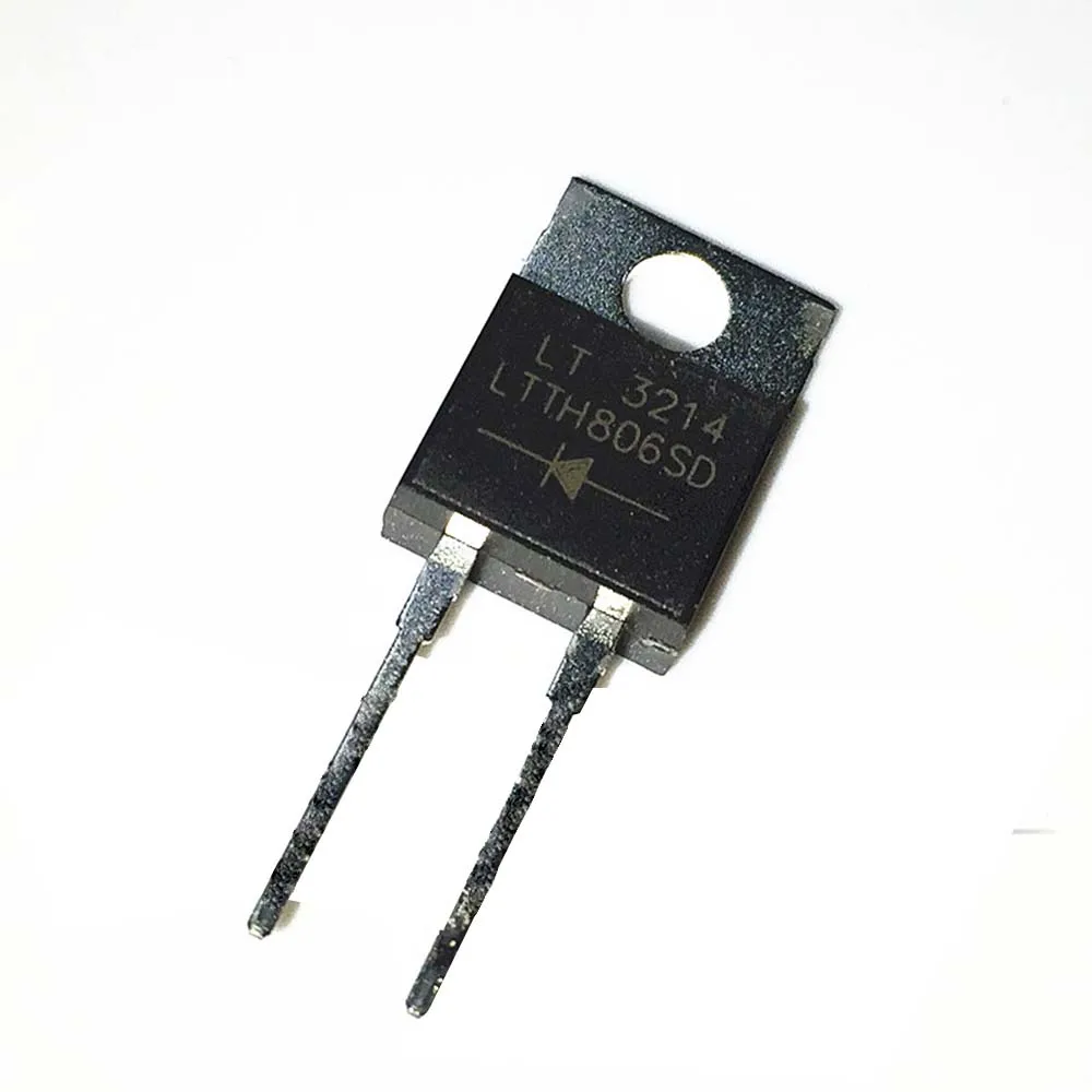 

5PCS LTTH806SD HER806 brand new fast recovery diode 8A 600V TO-220F-2 NEW