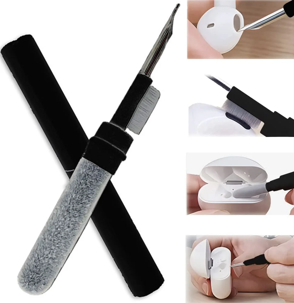 

Cleaner Kit for Airpods Pro 1 2 3 earbuds Cleaning Pen Brush Bluetooth Earphones Case Headset Keyboard Phone Cleaning Tools