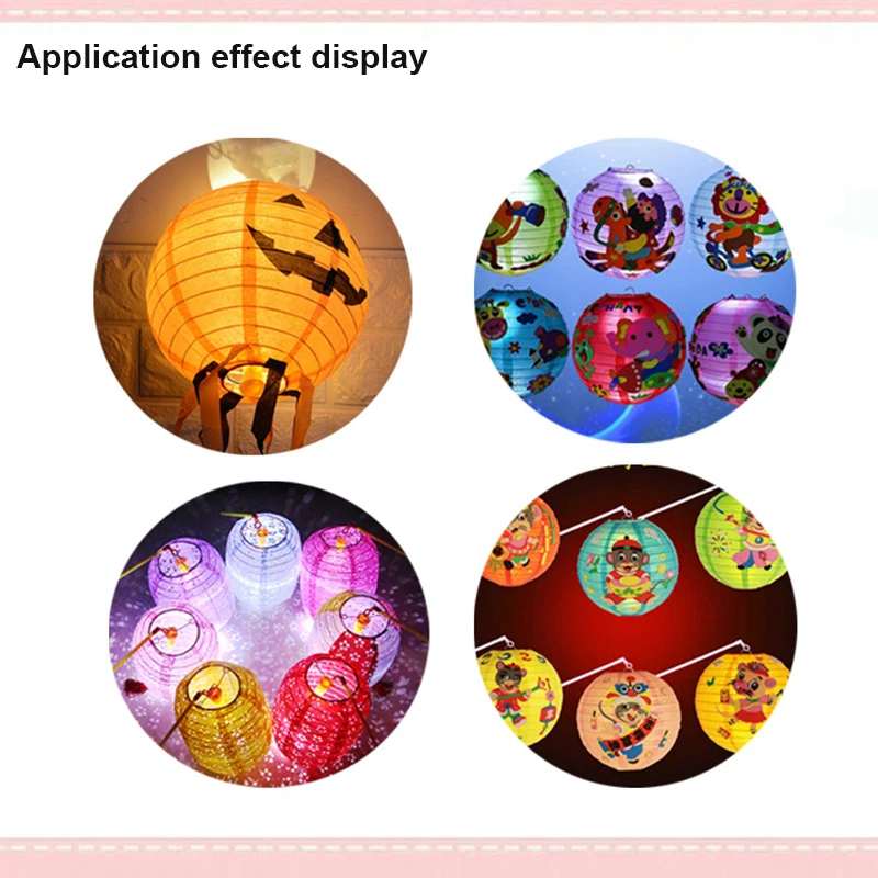 

Safe Wedding Party Decor Various Uses Windproof Led Paper Lantern Wicks Electronic Battery Operated Miniature Lights Creative