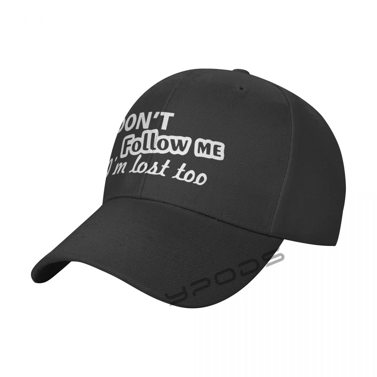 

Plain Solid Color Baseball Caps DONT FOLLOW ME I AM LOST TOO Multicolor Men Women Visor Hat Adjustable Casual Sports Hats