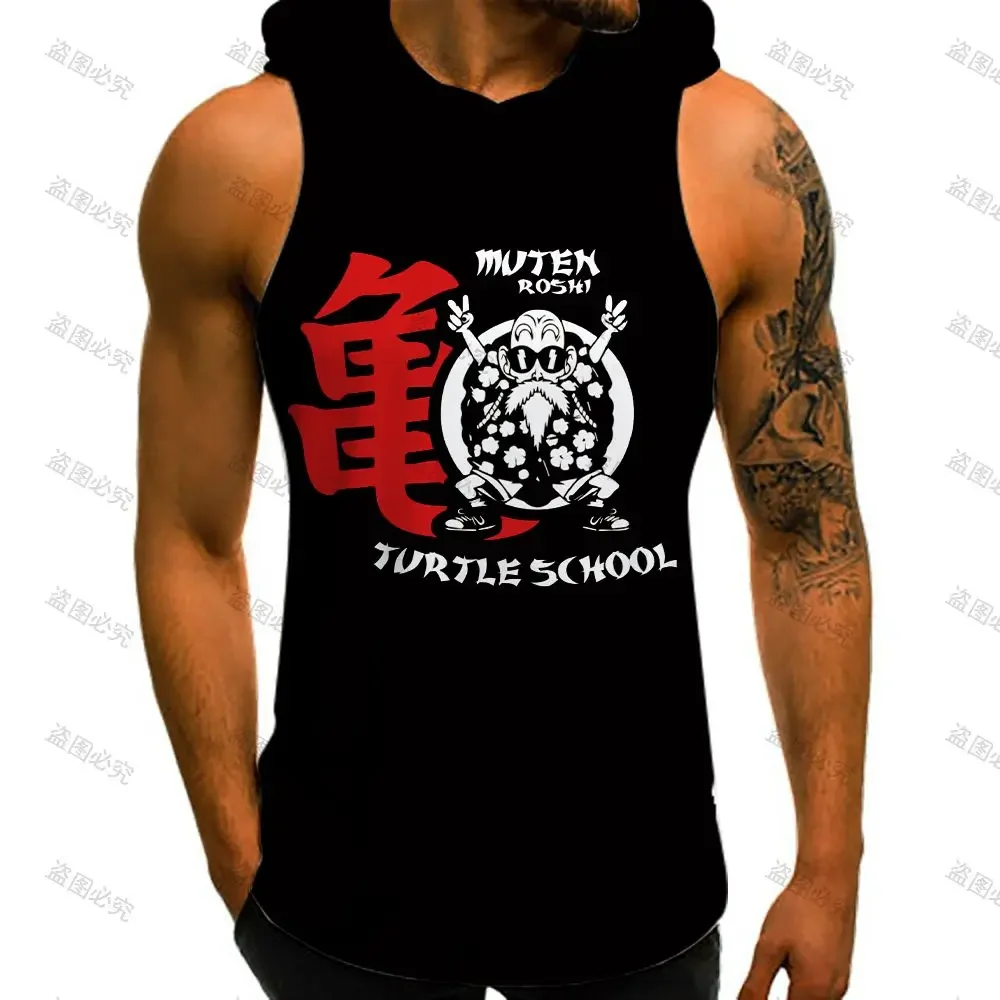 Футболка мужская с капюшоном и принтом Драконий жемчуг Z