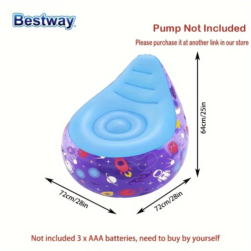 Bestway75122 1 шт. надувное кресло регулируемое для кемпинга