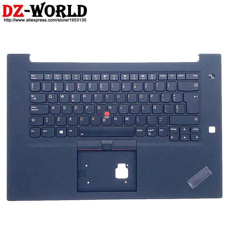 

Repaint Shell Palmrest Upper Case With SP Spanish Backlit Keyboard for Lenovo Thinkpad P1 Gen2 X1 Extreme 2nd Laptop 02HM985