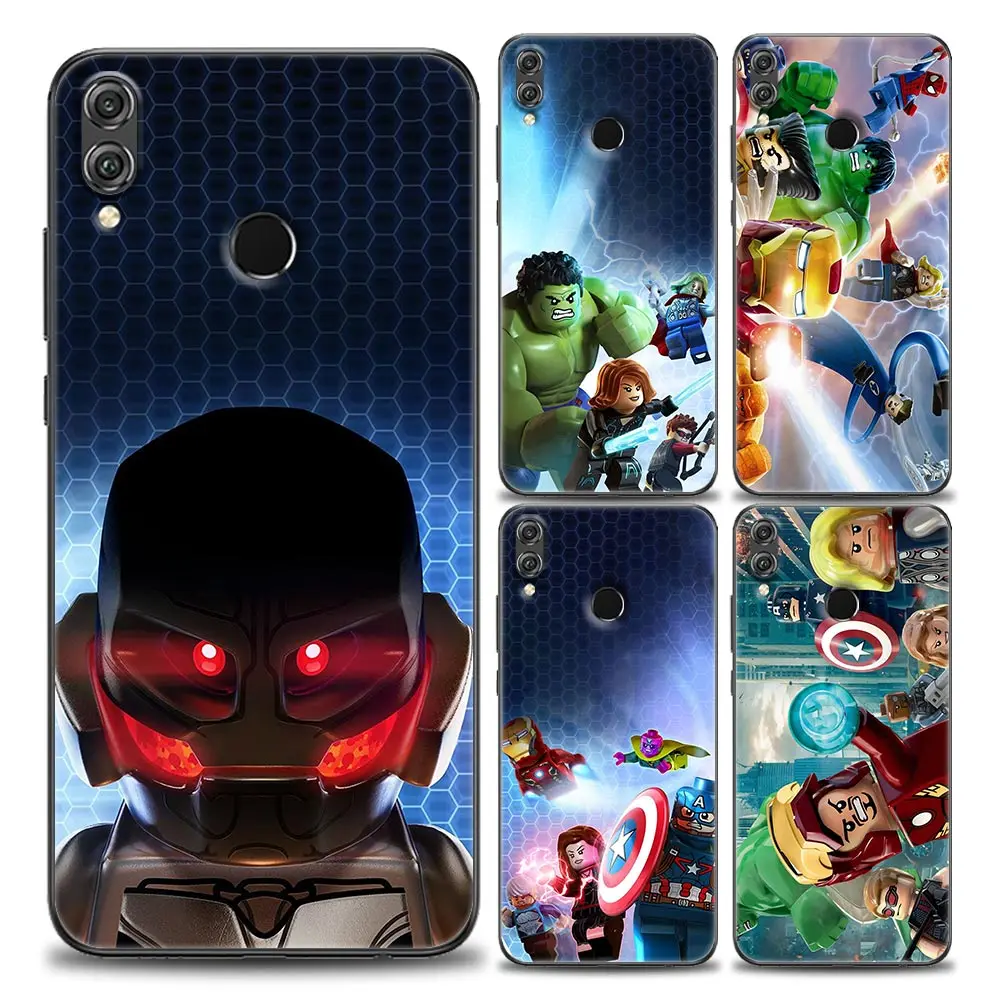 

Marvel Avengers Ovely Cartoon Phone Case For Honor X8 60 8X 9X 50 30i 21i 20 9A Play Nova 8i 9 SE Y60 Magic4 Pro Lite Cover Capa