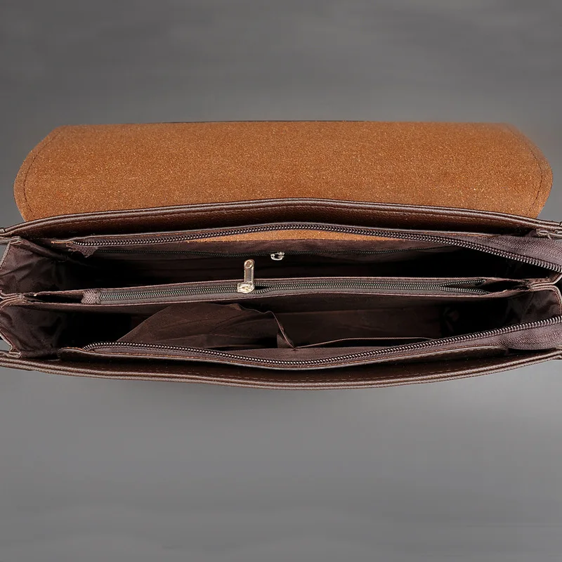 New Business Men Messenger Bags Vintage Leather Classical Crossbody Shoulder Bag For Male Brand Casual Man Handbags Fashion Bags