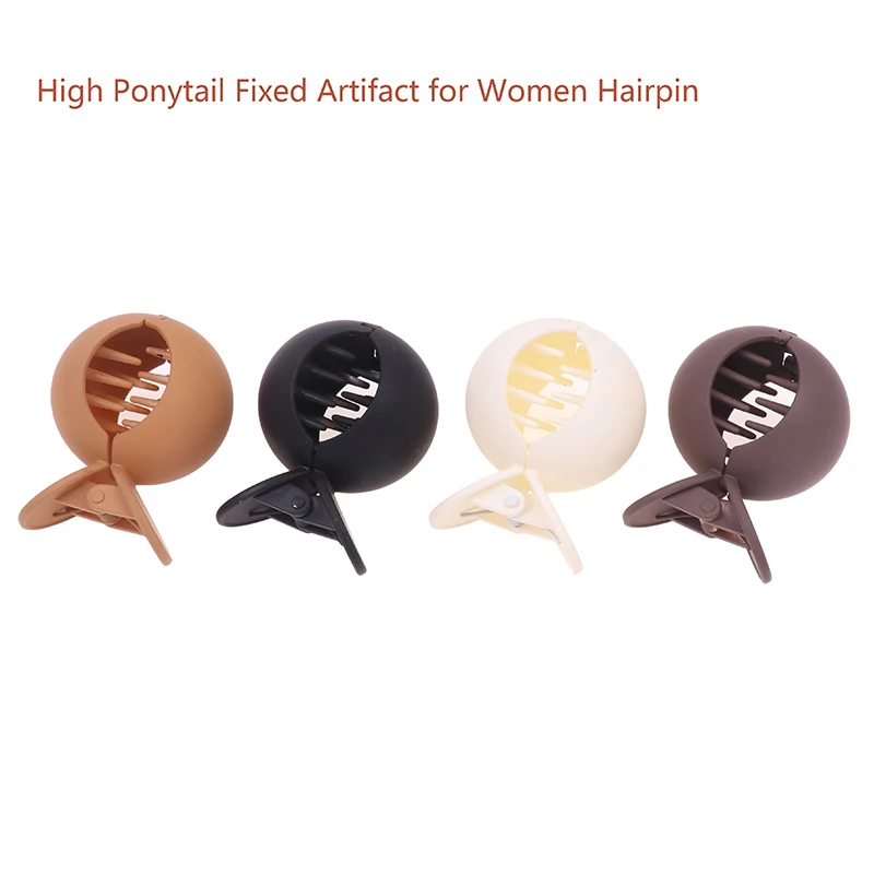 

Simple Frosted Candy Color Hair Claw Matte High Ponytail Fixed Artifact for Women Hairpin Styling Tool Hair Accessories Headwear