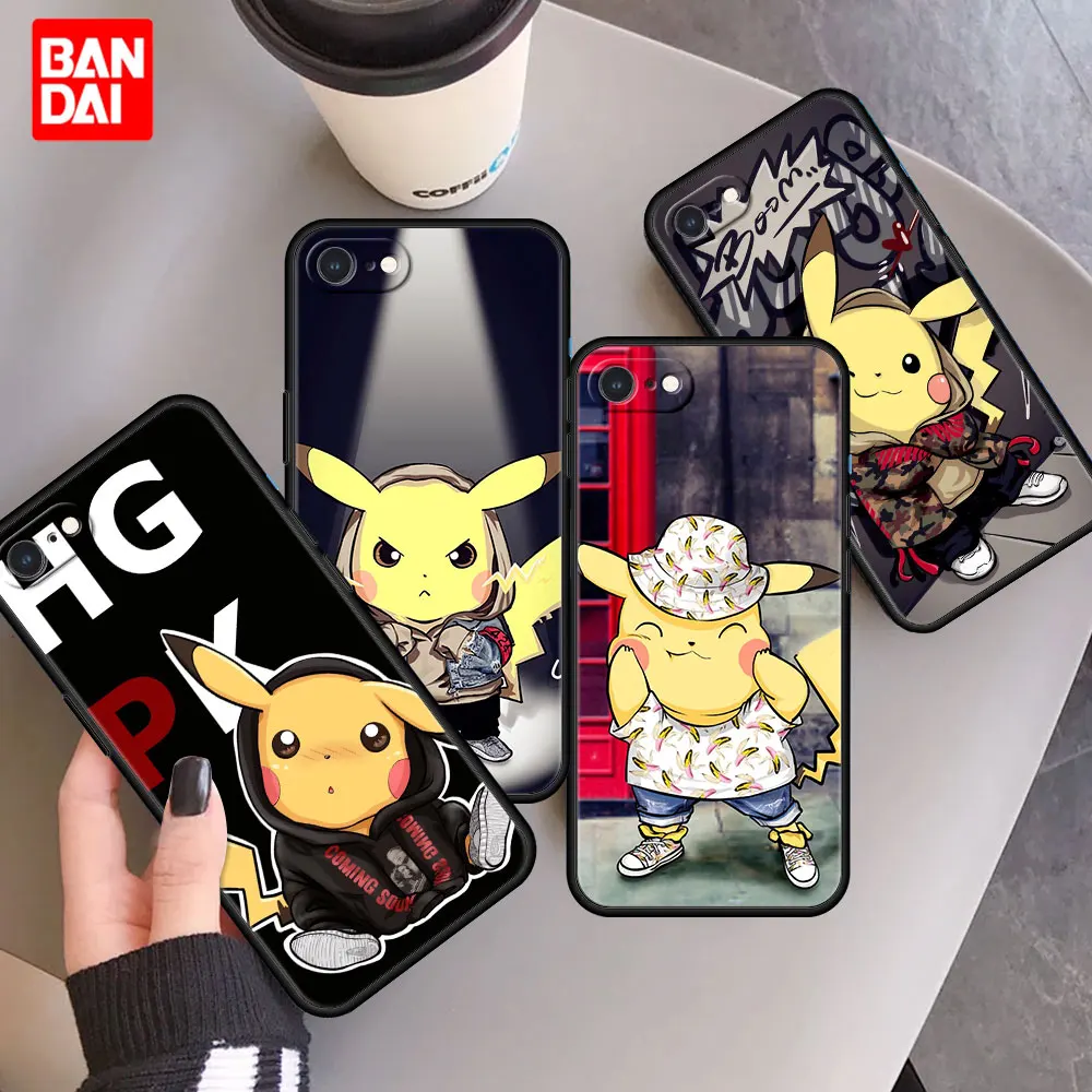 

Pokemon Ball Manga Anime Cell Phone Case for iPhone SE 2020 X XS Max XR 6 6Plus 6S 7 7Plus 8 8Plus Plus Silicone Style Cover