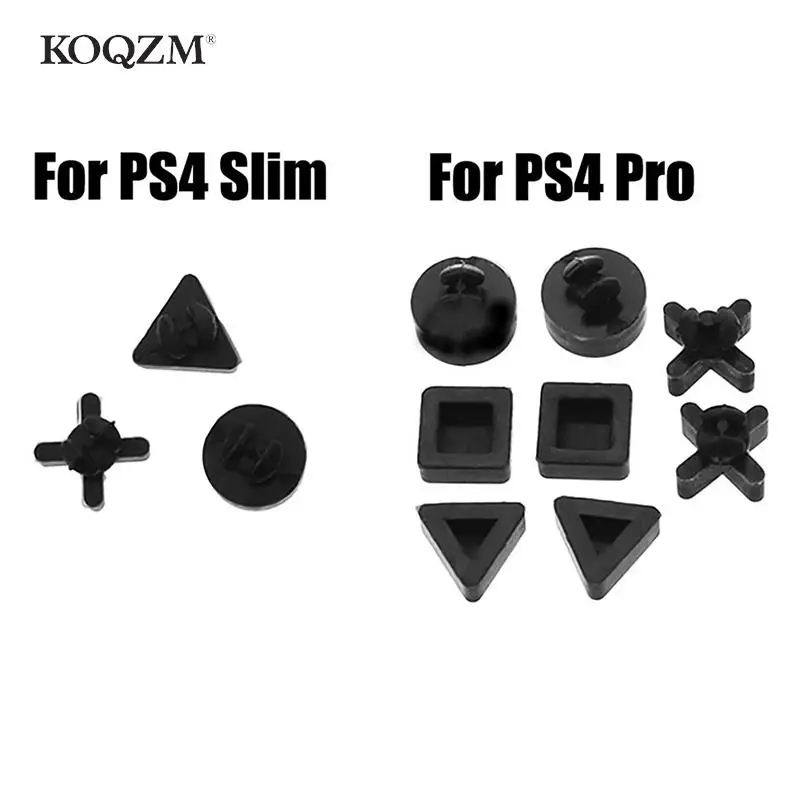 3/8Pcs Silicon Bottom Rubber Feet Pads Cover Cap For PS4 PS 4 Pro Slim Console Housing Case Rubber Feet Cover