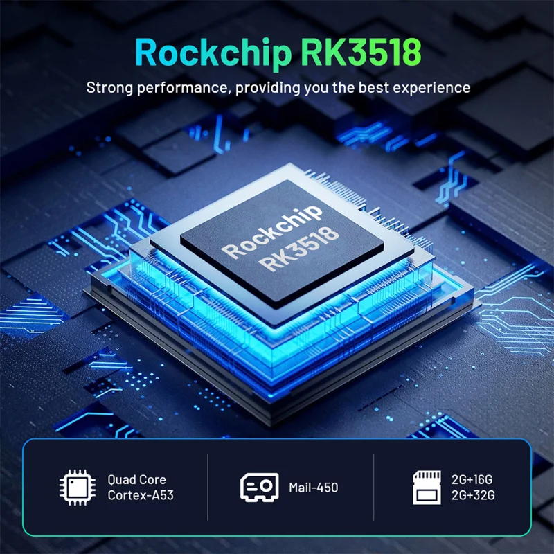 Фото TV98 ATV mini TV Box HD 8K 4K Android 14 Dual WiFi 4G 5G Set Top Box Rockchip RK3518 Голосовой удаленный умный медиаплеер IPTV №5