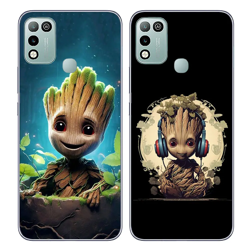 Guardians of the Galaxy Baby Groots Phone Cover Case for Motorola Moto G04 G71 G73 G32 G34 E14 G7 G9 G24 Power One Fusion Plus