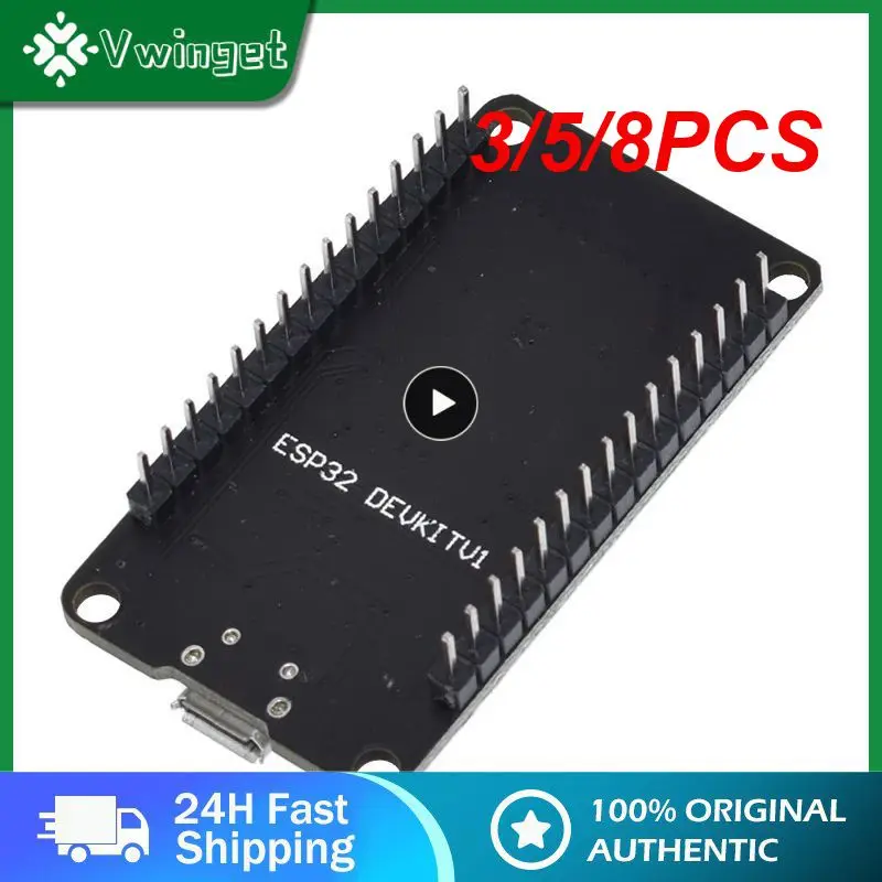 

3/5/8PCS Esp32 Esp-wroom-32 Ch9102x Esp32 Development Board 2.4ghz Rf Esp32 Wifi Supporting High Baud Rate