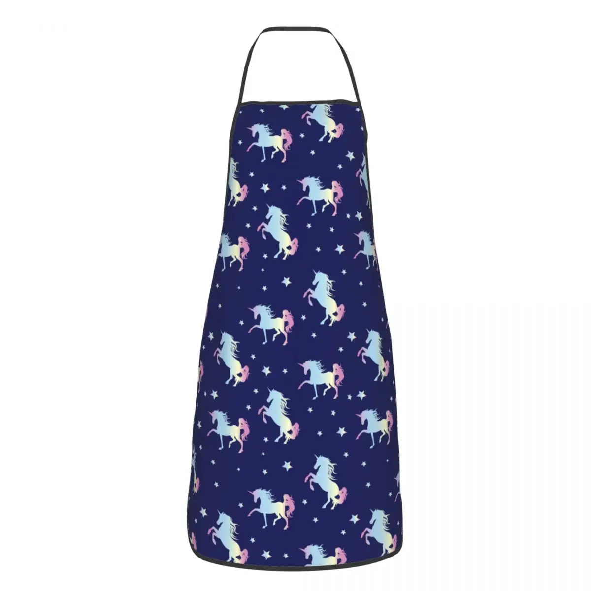

Colorful Unicorn Animal Polyester Aprons 52*72cm Kitchen Household Bib Tablier Florist Artisan Pinafore for Chef Barista
