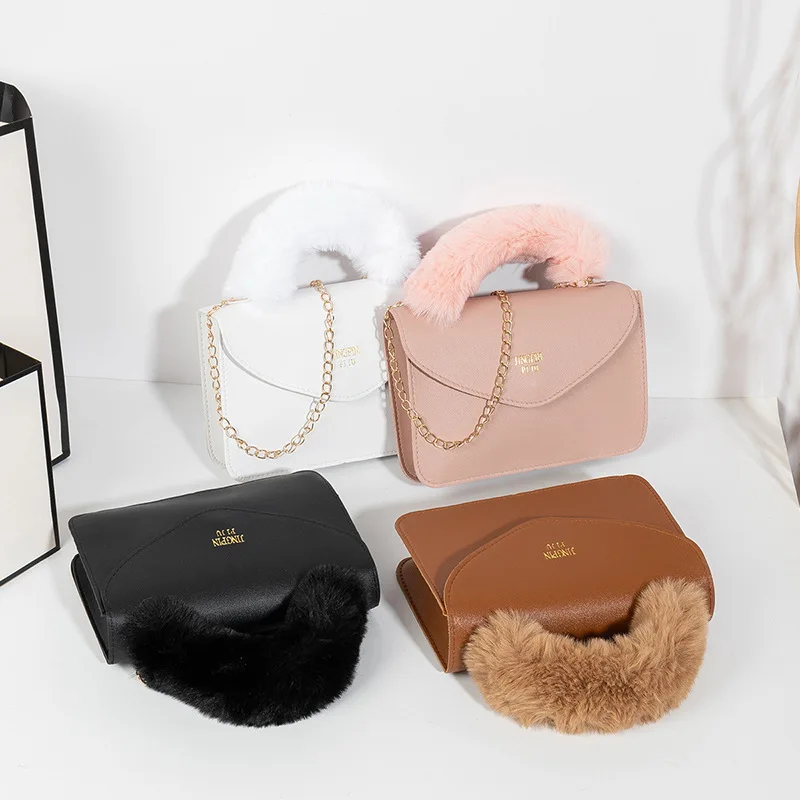 Designer Top-handle Handbags Warm Purses Bolsa Feminina