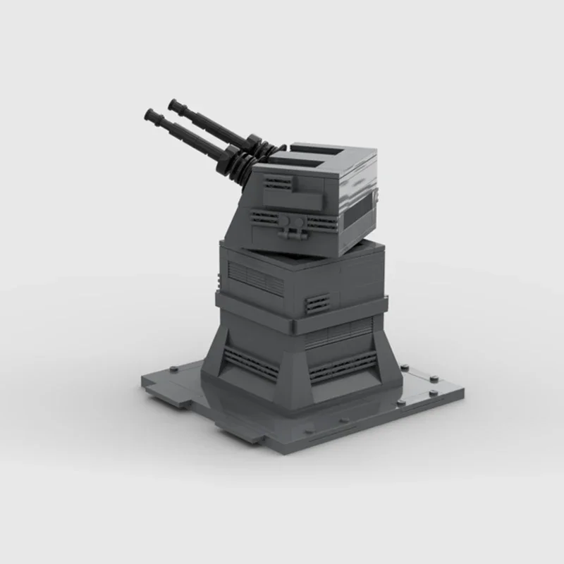 Сцена звездной серии moc строительные блоки тяжелое оружие кирпичи модульный