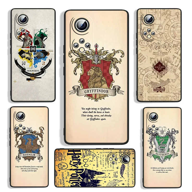 

Art Ring Potters Wand LOGO Phone Case For Huawei Honor 9S 9X 9C 9A 9 8X 8C 8A 8 7S 7C 7A Lite Pro MAX Prime Black Cover