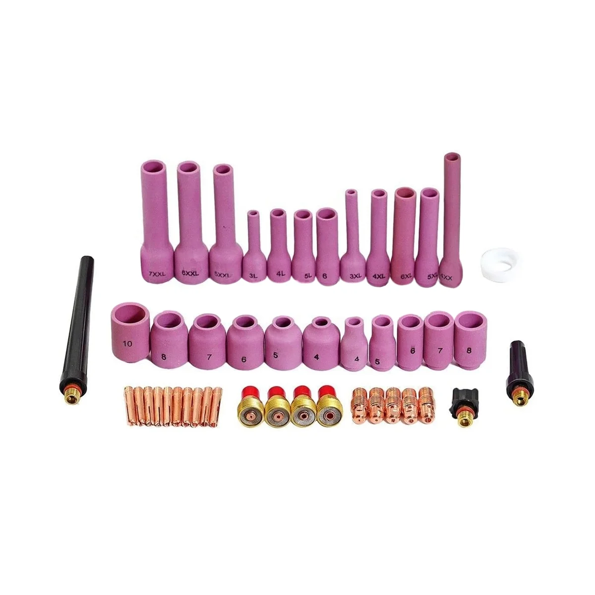 

Газовые линзы TIG для сварочных работ WP9 WP20, Аксессуары для задней крышки TIG, 46 шт.