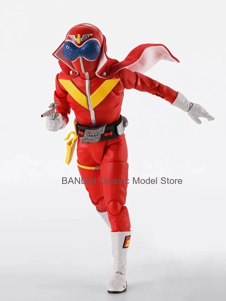 Фото Фигурка Bandai SHF True Bone Sculpture Akaranger, модель Himitsu Sentai Gorenger, аниме-игрушка для мальчиков №2
