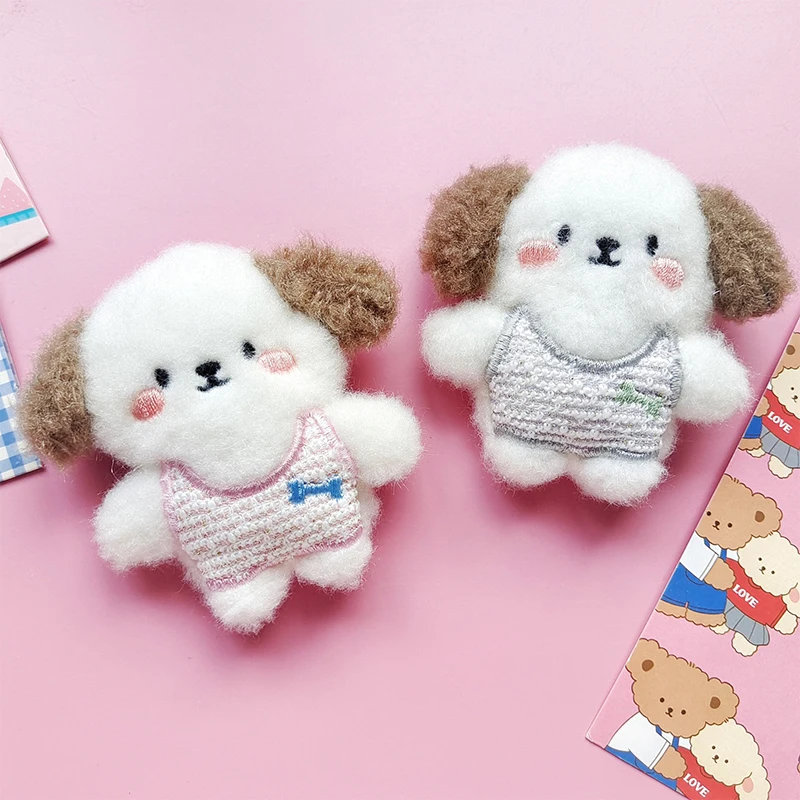 Милый Писк Щенок Плюшевая Игрушка Мультяшная Собака Мягкая Кукла Брелок Рюкзак
