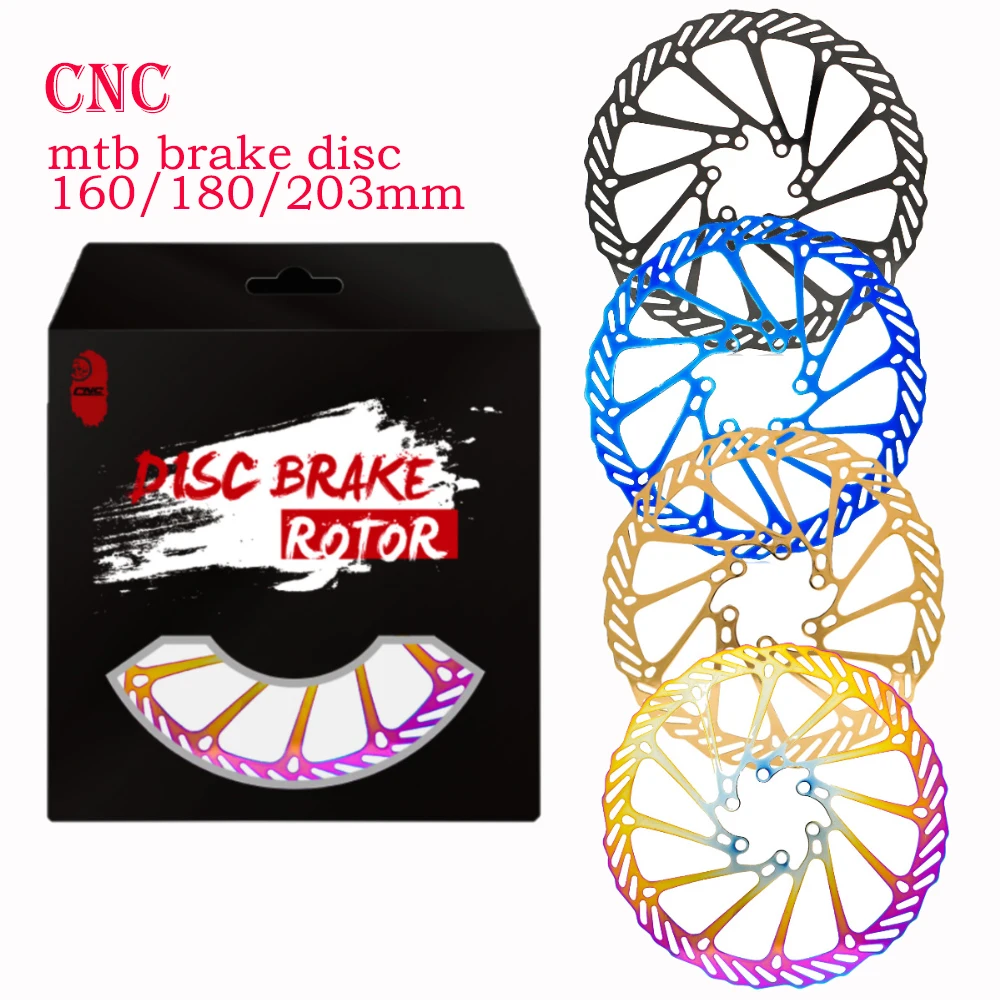 

Цветной тормозной диск CNC G3 для горного велосипеда 160 180 мм, гидравлический механический суппортный ротор для горного велосипеда Mtb Bmx Road Ultra с...