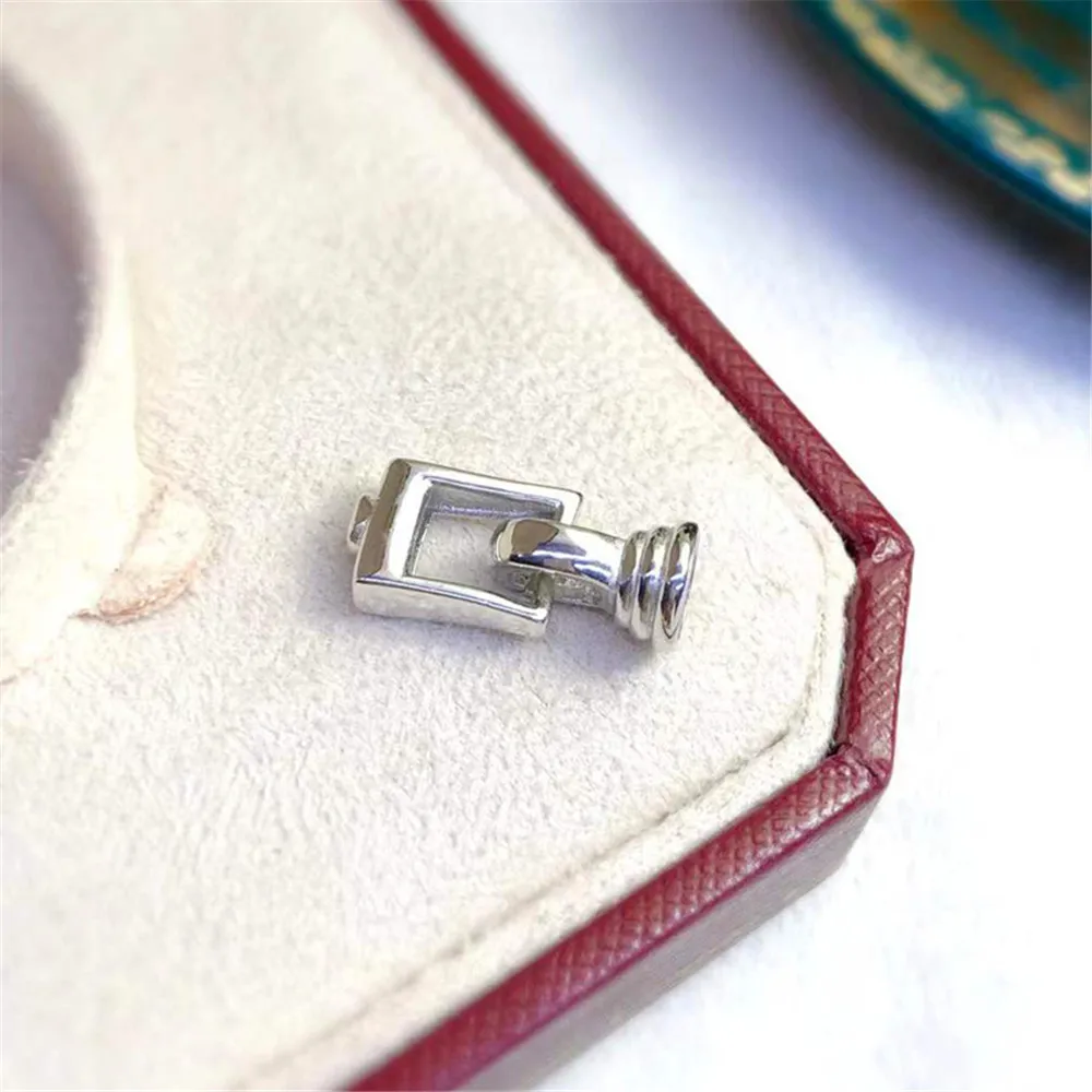 

S925 Sterling silver Cubic Zirconia Clasp DIY Beads Jewelry Making Accessories Silver/Gold Metal Connector Clasps Findings
