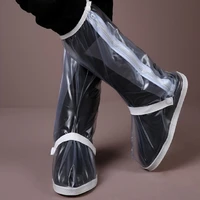 an upgraded version of waterproof and reusable outdoor cycling shoe cover thickened bottom and wear resistant rain shoe cover