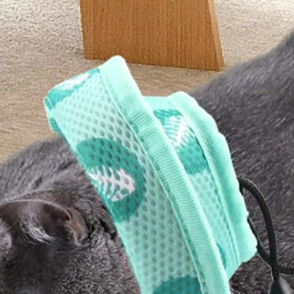 Мягкий шейный ошейник для домашних животных дышащая сетчатая ткань анти-лизация