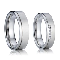 wedding rings for couples lovers alliance couples anniversary 925 silver white gold color stainless steel ring marriage