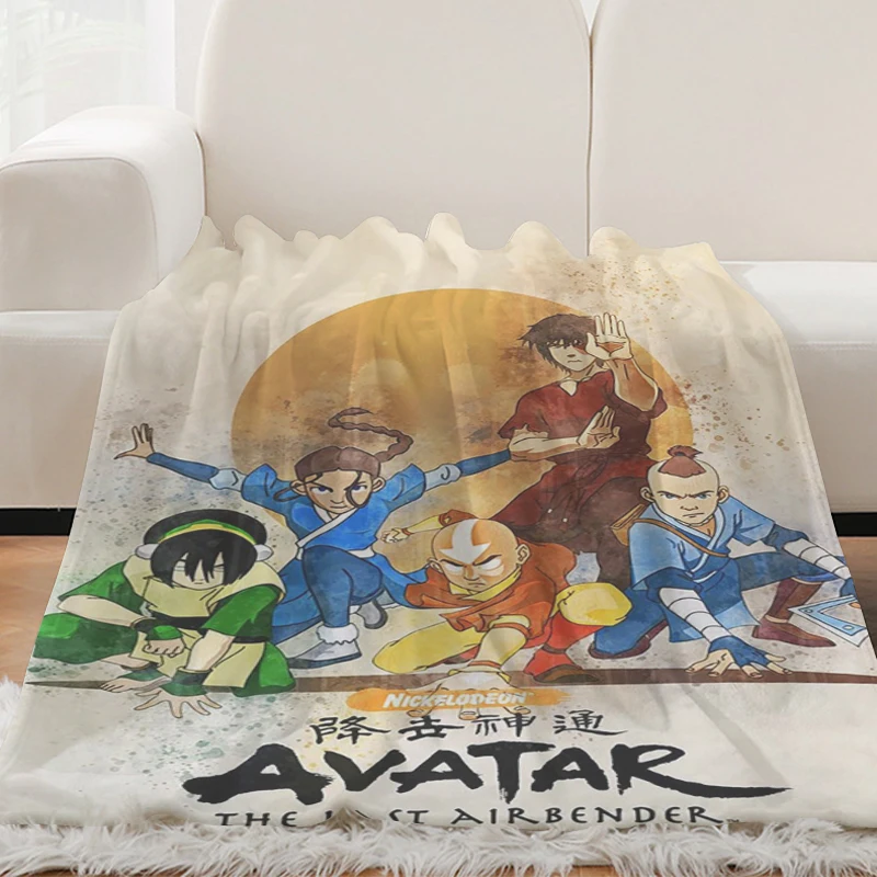 Зимнее одеяло H-Avatar The Last Airbenderers королевского размера пушистые мягкие одеяла