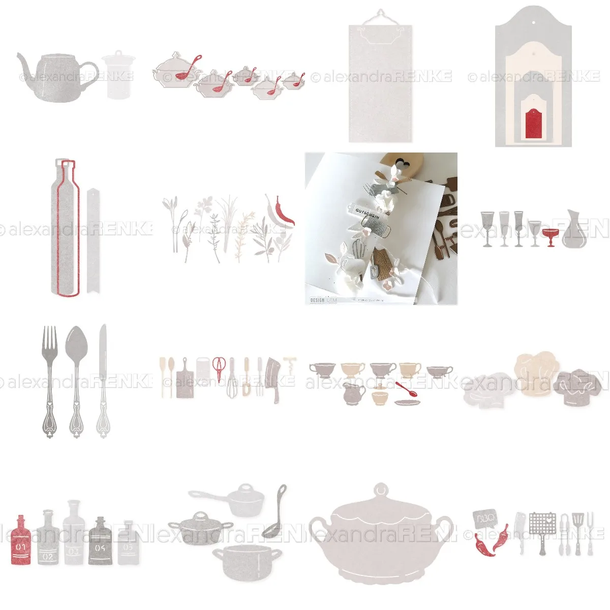 

2023 New Kitchen Utensils Series Pot Wine Cup Mini Campfire Set Metal Cutting Frame Dies 2023 Templates DIY Scrapbooking Paper