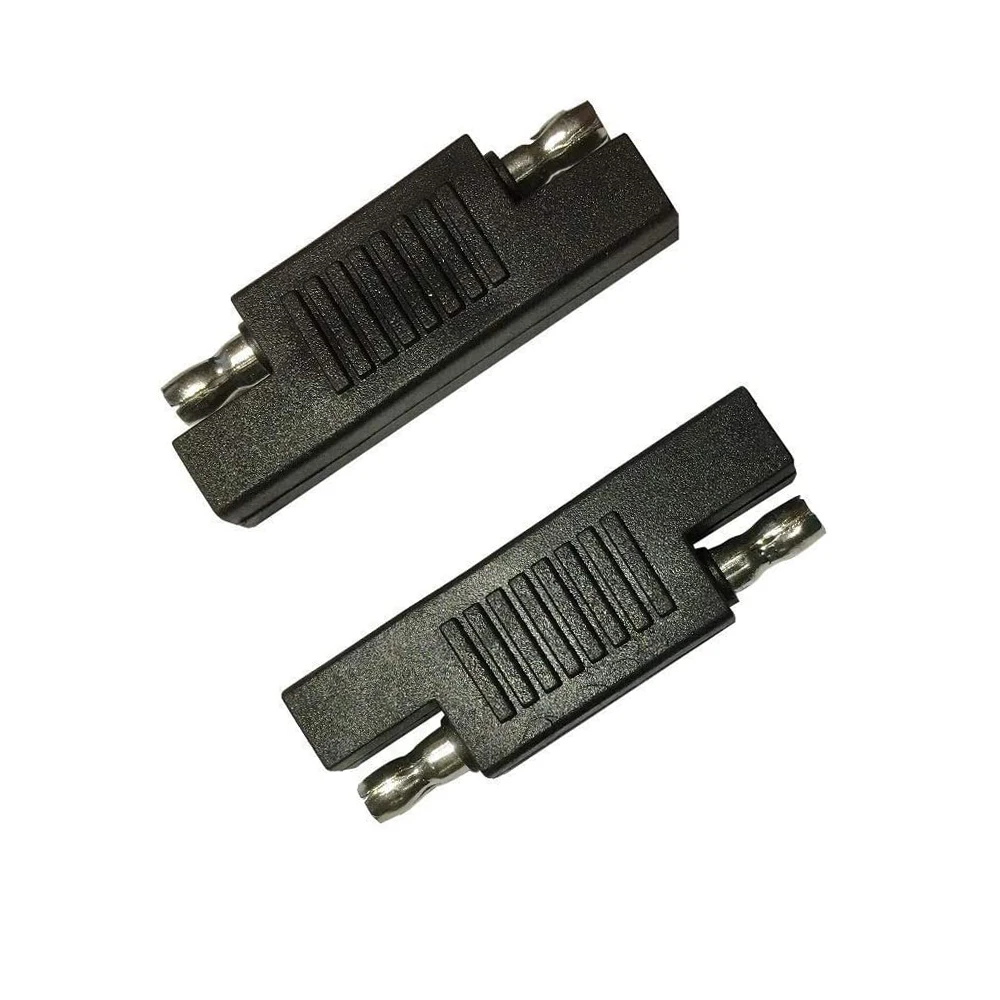 2PCS Solar SAE Polarity Reverse Adapter Connectors For Quick Disconnect Extension Cable Solar Panel Battery Power Charger