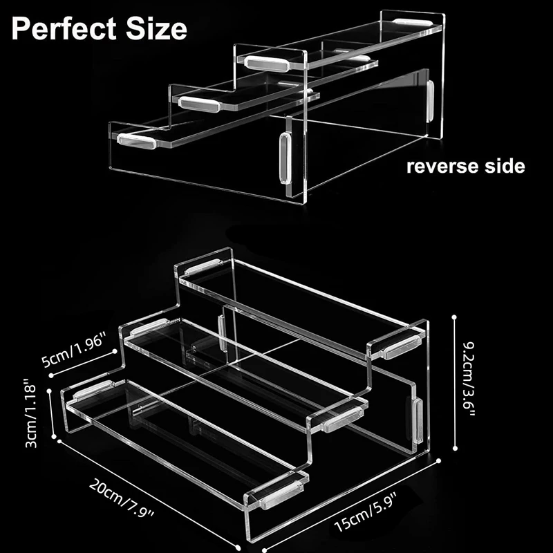 

Трехярусная прозрачная акриловая подставка
