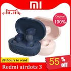 Новая bluetooth-гарнитура Xiaomi Redmi Airdots3 TWS беспроводные Bluetooth 5,2 наушники-вкладыши стерео бас-наушники Ture беспроводные наушники