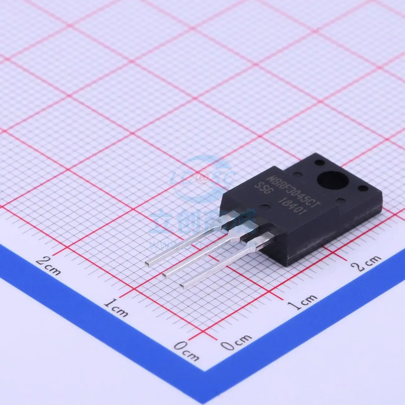 

free shipping 45V 15A 600mV@15A MBRF3045CT 10PCS