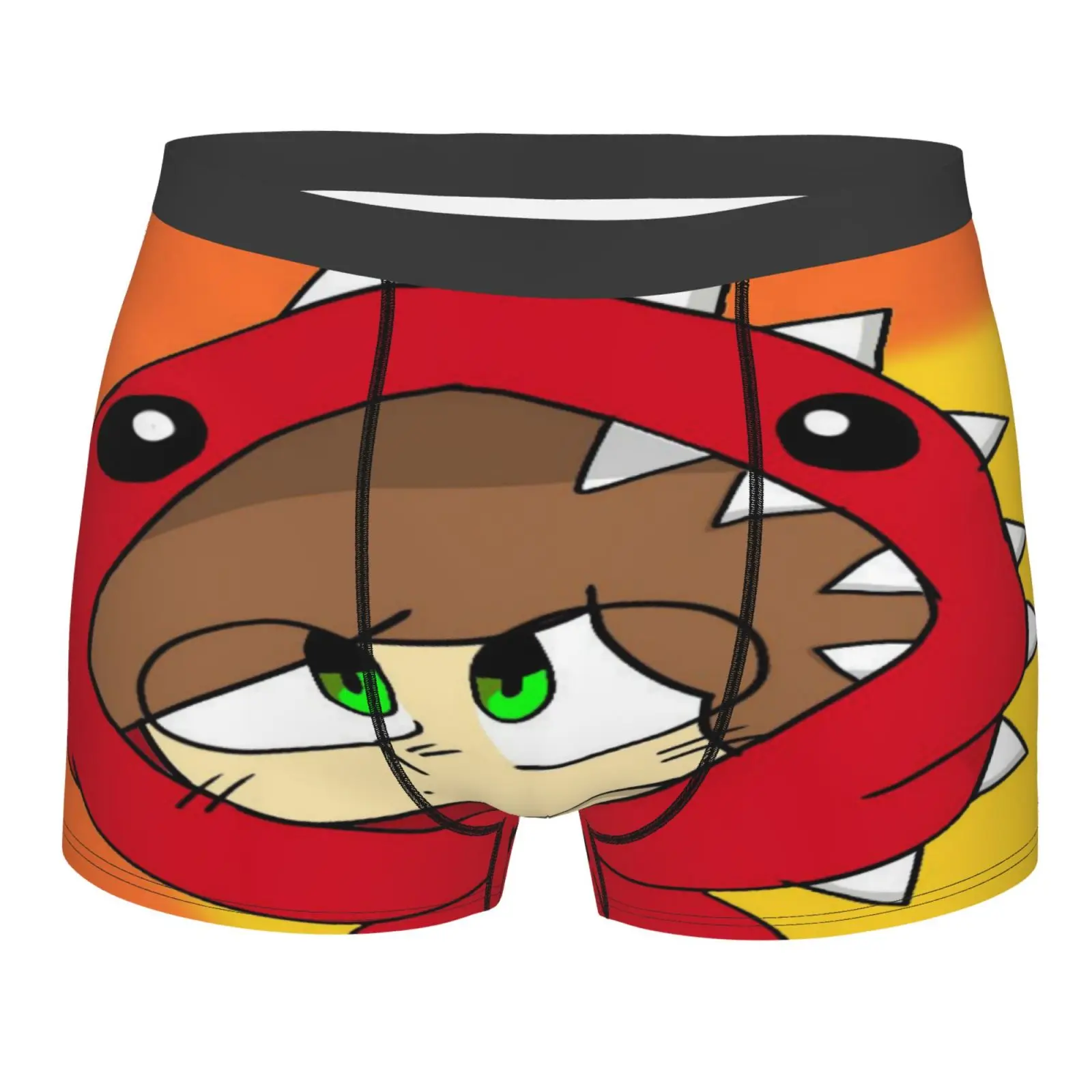 

Мужские трусы-боксеры Raptorgamer 2008, Мужская одежда, сексуальное нижнее белье для мужчин с карманами, белое мужское длинное нижнее белье