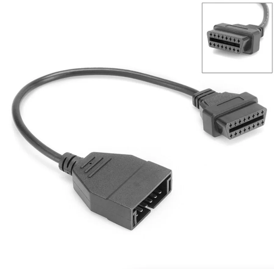 Фото Кабель-адаптер-конвертер с 12-контактного разъема OBD1 на 16-контактный разъем OBD2 для диагностического сканера GM (США) №3