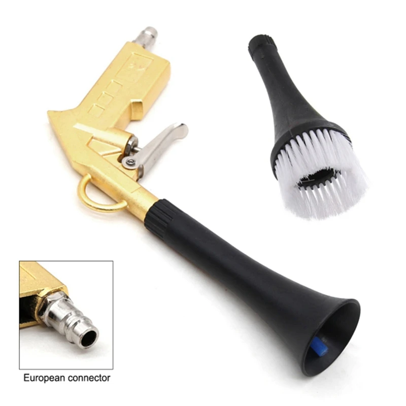 

Car Tornado Cleaning Gun Interior Cleaning Gun Dry Cleaning Dust Gun With Brush