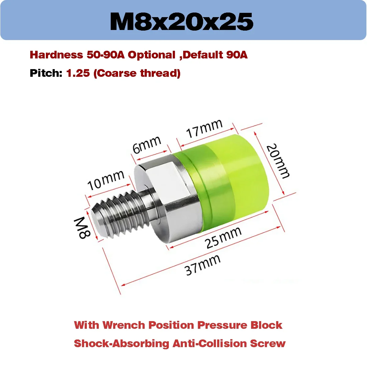 

Полиуретановые винты из нержавеющей стали M3-M16