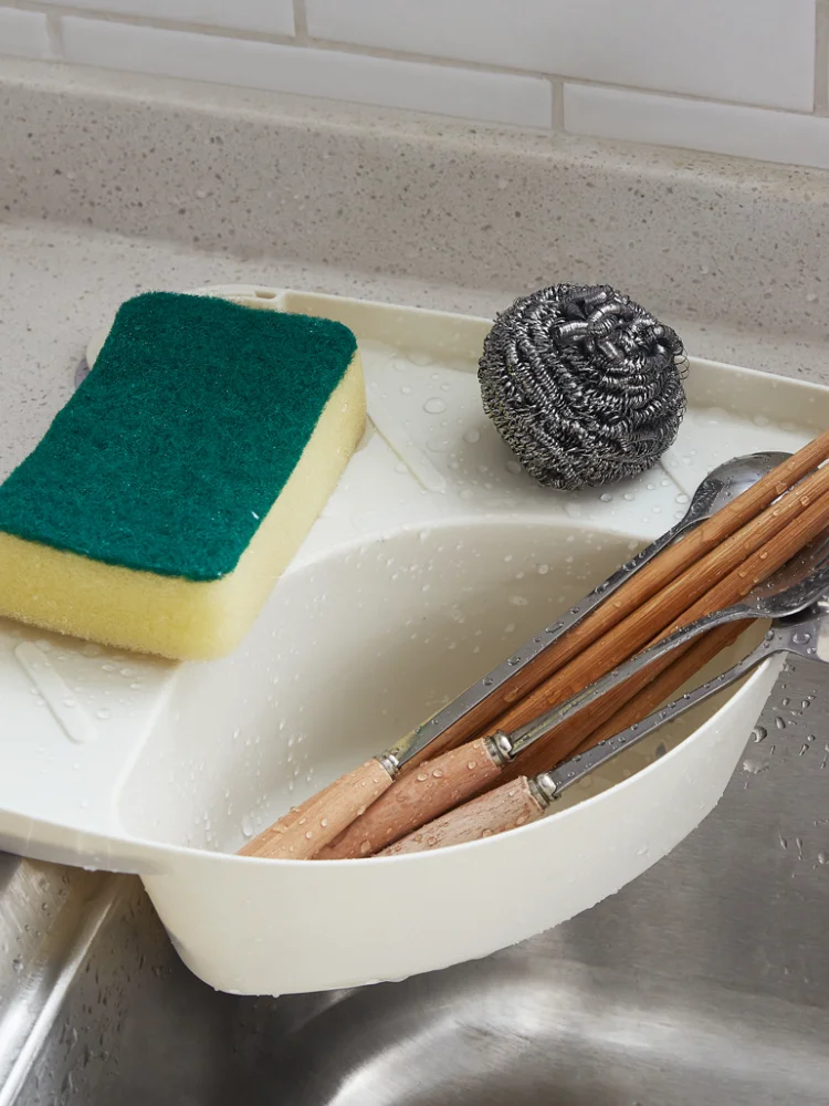 Triangle drain basket for kitchen sink Residual garbage filter The holds the hanging | Дом и сад