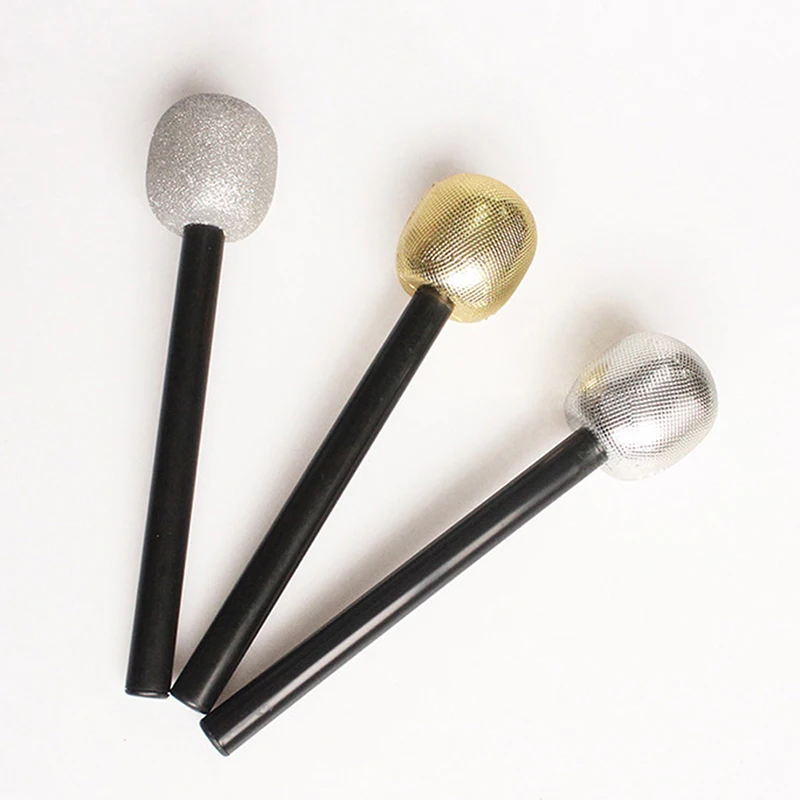 

Microphone Costume Kids Party Singing Props Toy Fake Prop Play Pretend Decoration Halloween Decorative Accessories