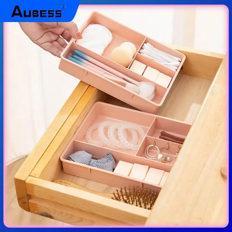 

Desktop Sorting Box Classification Small Item Storage Stationery Organizer High Quality Save Storage Space New Pp Pink Durable